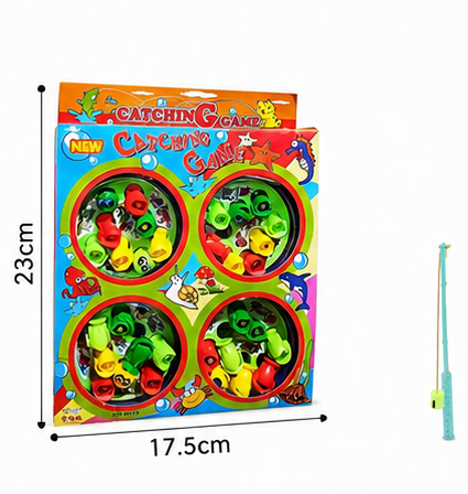 Magnetic Fishing Game for Kids | Educational Wooden Fishing Toy | Fine Motor Skill Learning Game | Ages 3+
