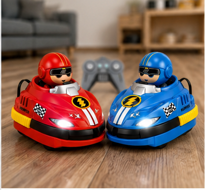 RC Cars Go Karting Collision Series – 2.4GHz Remote Control Battle Racing Cars (Red & Blue)