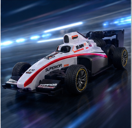 Remote Control Formula Racing Car Toy | High-Speed RC Formula Race Car | White
