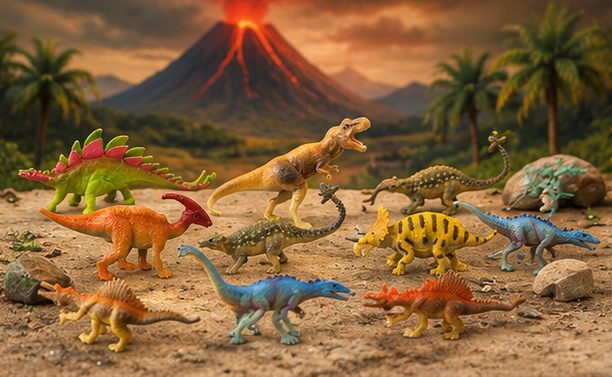 Realistic Dinosaur Animal Toys Set – Detailed Dinosaur Action Figures for Kids & Collectors