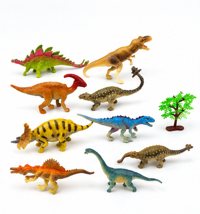 Realistic Dinosaur Animal Toys Set – Detailed Dinosaur Action Figures for Kids & Collectors