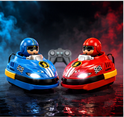 RC Cars Go Karting Collision Series – 2.4GHz Remote Control Battle Racing Cars (Red & Blue)