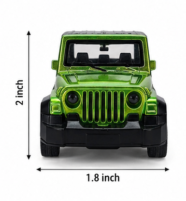 Thar 1:36 Scale Die-Cast Toy Car with Openable Doors – Green