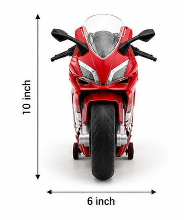 Sports Bike for Kids - Premium Red Ride-On Balance Bicycle | 12.5 Inch